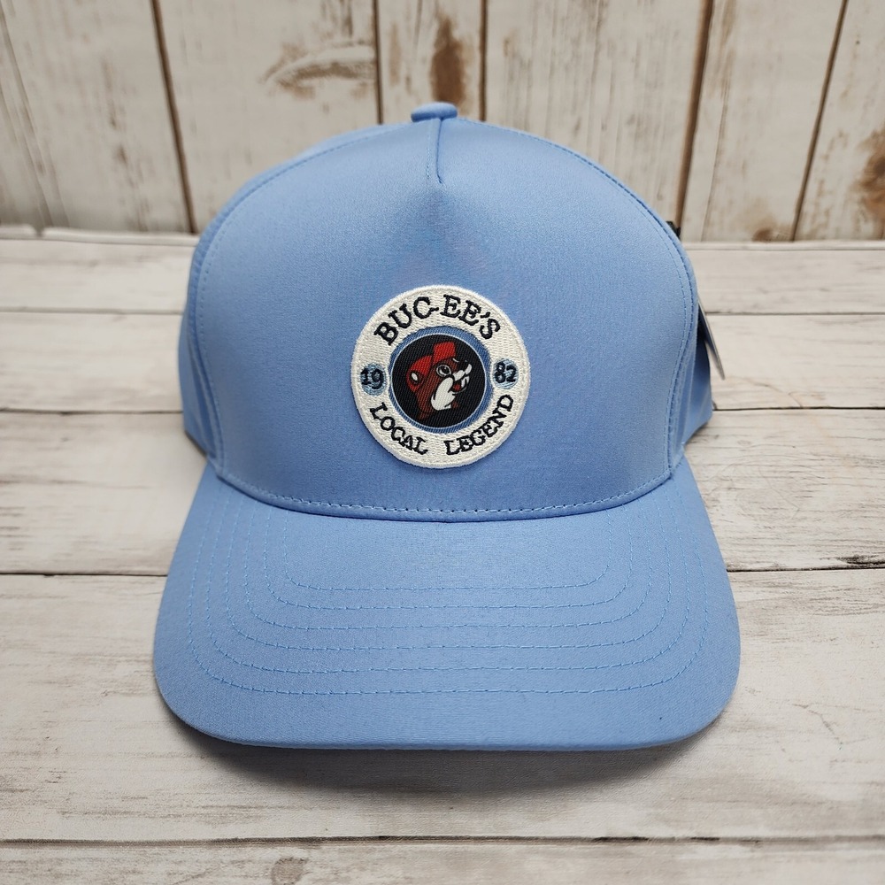 Buc-ee's "1982 Buc-ee's Local Legend" Light Blue Patch Adjustable‎ Cap - New